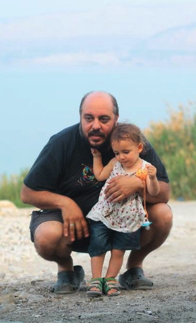 מעיין ואבא, ים המלח, פסח 2013.  